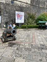 An der Stadtmauer von Kotor
