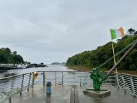 5. Reisetag – Von Letterkenny nach Leenane – Aufenthalt in Donegal – Irische Flagge am River Eske
