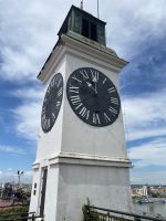 Weithin sichtbar - der Uhrturm auf der Festung von Petrovaradin