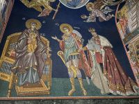 Fresko in der Kirche des heiligen Georg