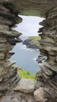Tintagel, Blick von der Festung