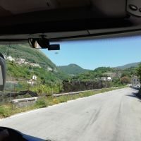 Fahrt in die Berge