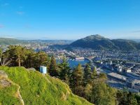 Bergen - Ausblick vom Hausberg Fløyen 