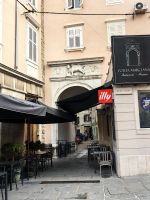 Ehemaliges Eingangstor von Piran mit dem venezianischen Löwen