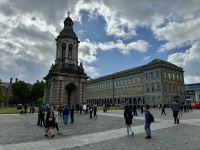 13. Reisetag – Zurück in Dublin – Trinity College – Glockenturm und Bibliothek