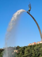 Stockholm. Gott Vater auf dem Regenbogen
