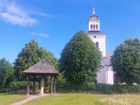 Schweden Rad 2024: Runenstein und Kirche von Rök