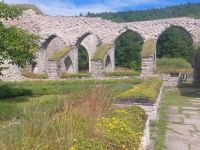 Schweden Rad 2024: Klosterruine Alvastra - Klostergarten