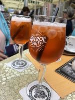 Ankunft in Mittenwald - Bier-Aperol