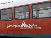 Die Gornergratbahn, in der Schweiz sitzt man nie im falschen Zug. 