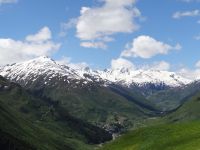 Nach der Unterquerung des Furkapasses geht es nun in die Höhe. 