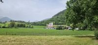 Schloss Moos und Kirche von Flains