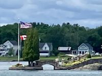 Halb in Kanada halb in den USA