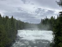 Die schoenen Dawson Faelle in Wells Grey Prov Park