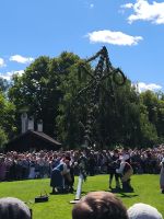 Stockholm. Midsommar in Skansen. Or hej, or nej