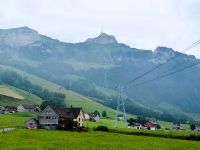 Blick zum Hohen Kasten von Brülisau aus