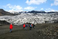 Am Gletscher Solheimajökull