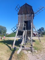 Schweden Rad 2024: Insel Øland - Windmühlen von Lerkaka