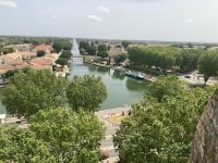 Provence Intensiv - Blick vom Tour Constance auf den Rhone-Sete-Kanal