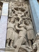 Provence Intensiv - Detail am Portal von St. Trophime - Himmelfahrt des Hlg. Sebastian