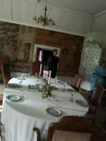 Maihaugen - so wurde der Tisch von Pfarrerfamilie gedeckt