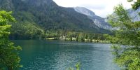 Tag 5 Blick auf das Jagdschloss am vorderen Langbathsee