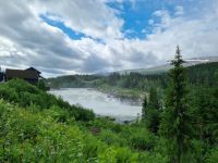 Laksforsen Wasserfall 