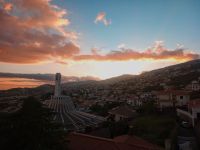 Sonnenuntergang - Blick von der Hotelterrasse