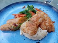 Degenfisch mit gegrillter Banane