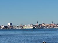 Tallinn -Hafenansicht