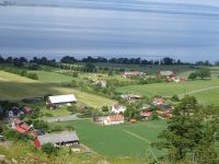 Blick von der Ruine Brahehus auf den Vätternsee