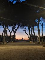 75. Petersdom in der Abenddämmerung