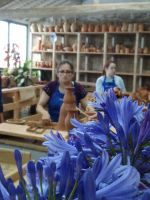 ... Handarbeit für Vasen...