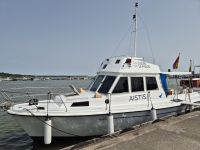 Tag 4 - Kurische Nehrung - Unser Boot für die Fahrt zu den unbewachsenen höchsten Dünen