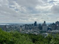2. Tag – Stadtrundfahrt in Montréal – Blick auf das Stadtzentrum vom Mont Royal