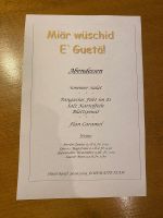 Wir wünschen einen guten Appetit!