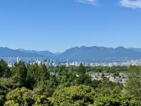 12. Tag – Stadtrundfahrt Vancouver – Aussicht auf die Downtown vom Queen Elizabeth Park