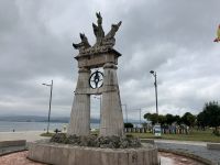 Spanien, Santoña, Denkmal für Juan de la Cosa