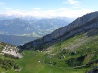 Mattalp mit Stanserhorn und Alpenpanorama, Pilatus, Schweiz