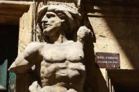 repräsentative Fassade in Aix-en-Provence 