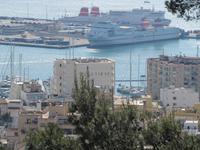 Blick auf den GHafen von Bellver