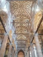 Die Decke in der Basilica di Santa Anastasia, Verona