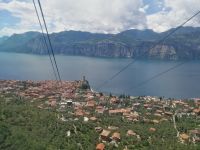 Auffahrt zu Monte Baldo