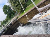 Schweden. Motala. Borenshult Schleuse