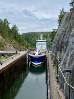 Göta Kanal Kreuzfahrt - Schleuse Trollhättan- Kanal
