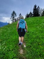 steile Wiesen hinauf