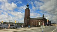 Kreuzfahrt Götakanal - Rathaus (Stadshuset) in Stockholm