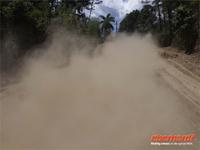 Dier Pisten in Guanayara können mitunter staubig sein