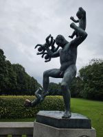 Skulptur im Vigelandpark in Oslo