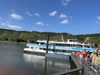 Andernach, Schiffsanleger zum Namedyer Werth
